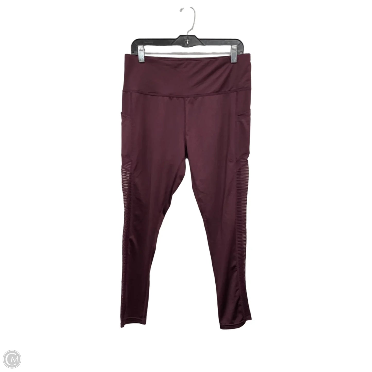 Athletic Leggings By Clothes Mentor In Maroon, Size: Xl