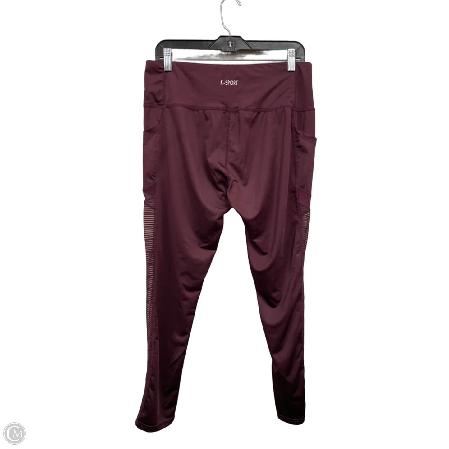 Athletic Leggings By Clothes Mentor In Maroon, Size: Xl