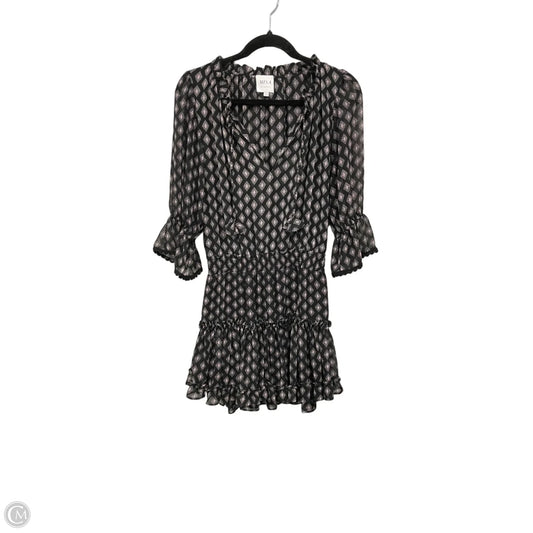 Dress Designer By Misa In Black & Pink, Size: S