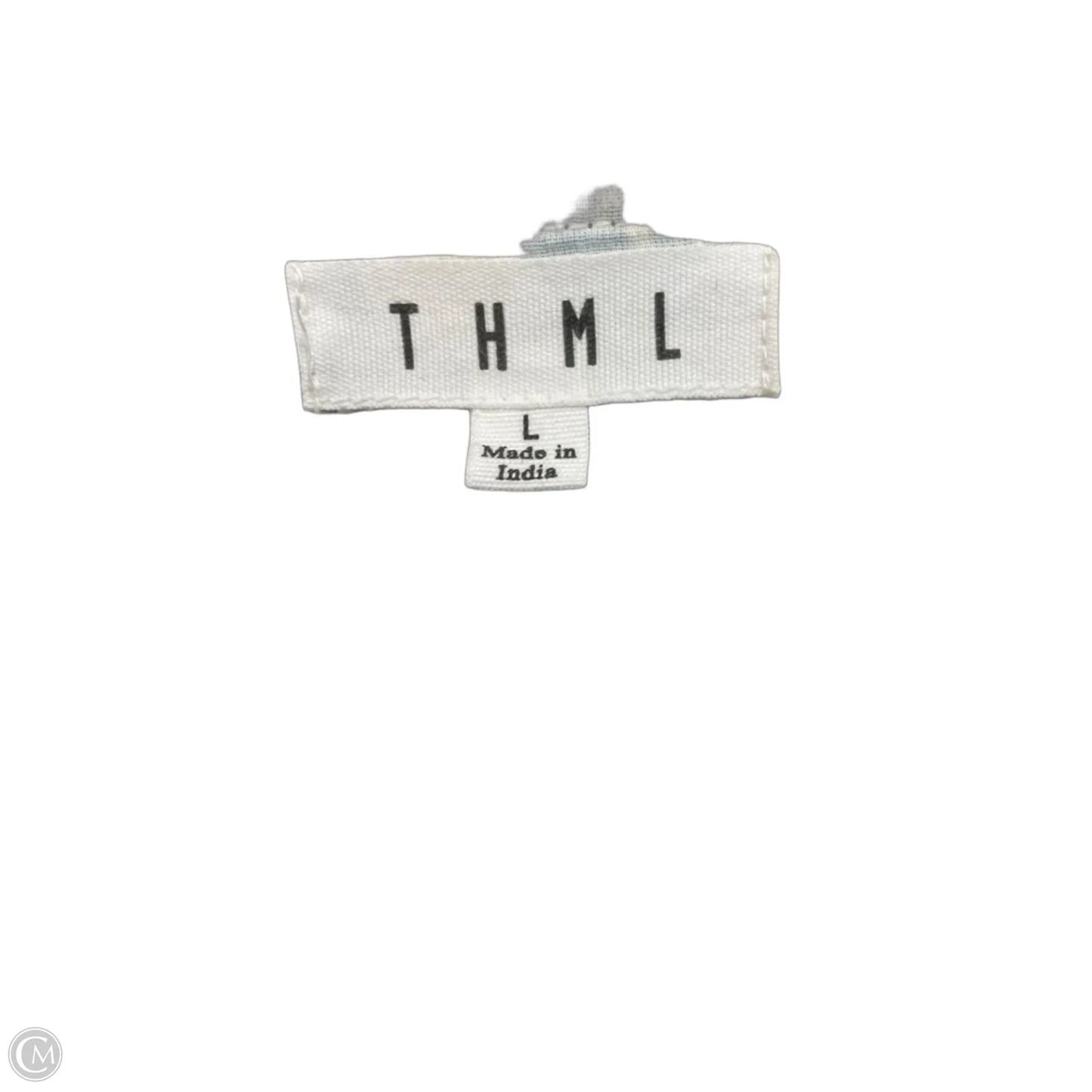 Dress Casual Short By Thml In Blue & Cream, Size: L