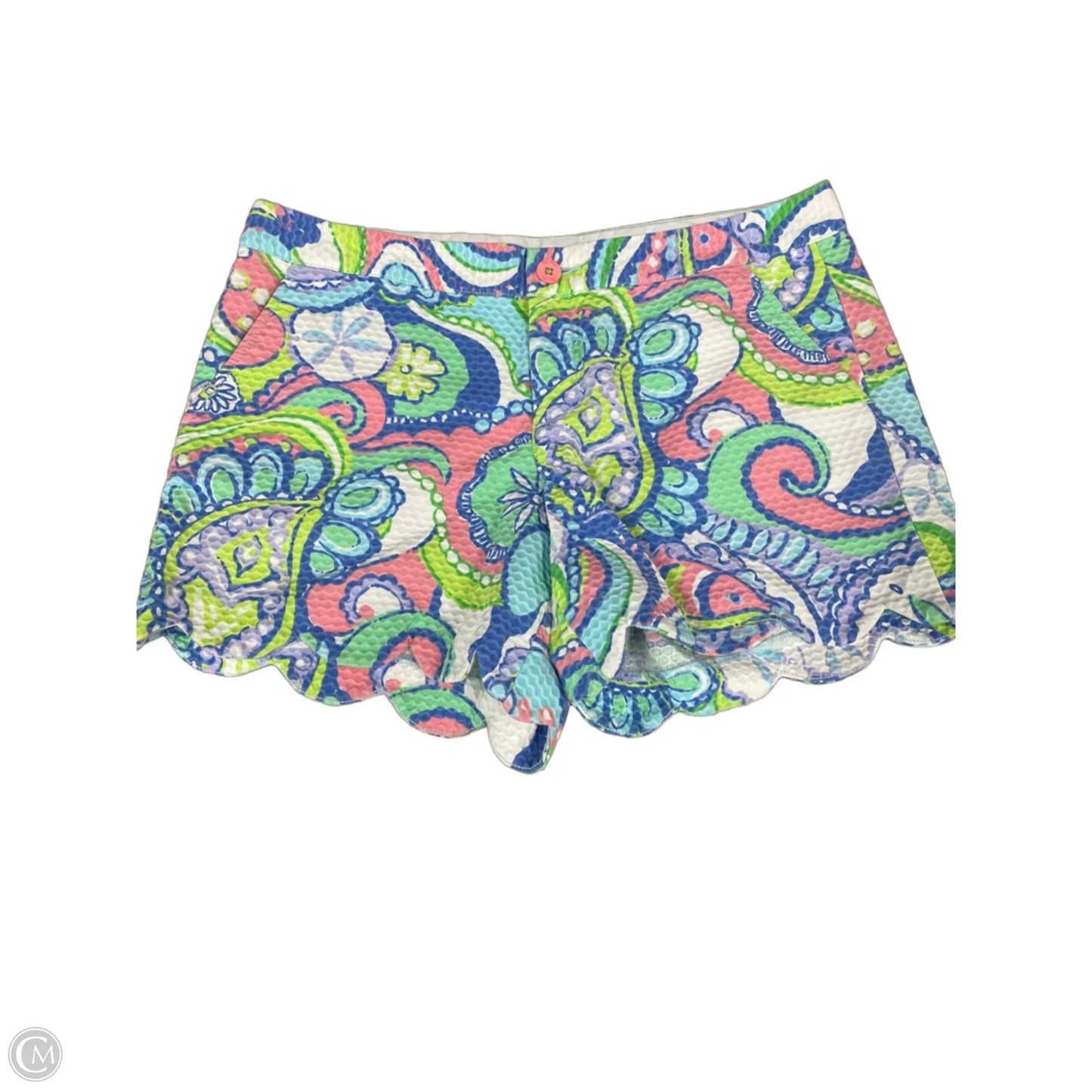 Shorts Designer By Lilly Pulitzer In Blue & Pink, Size: 8