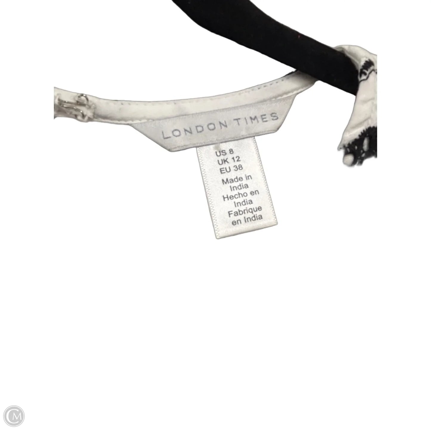 Dress Casual Short By London Times In Black & White, Size: 8