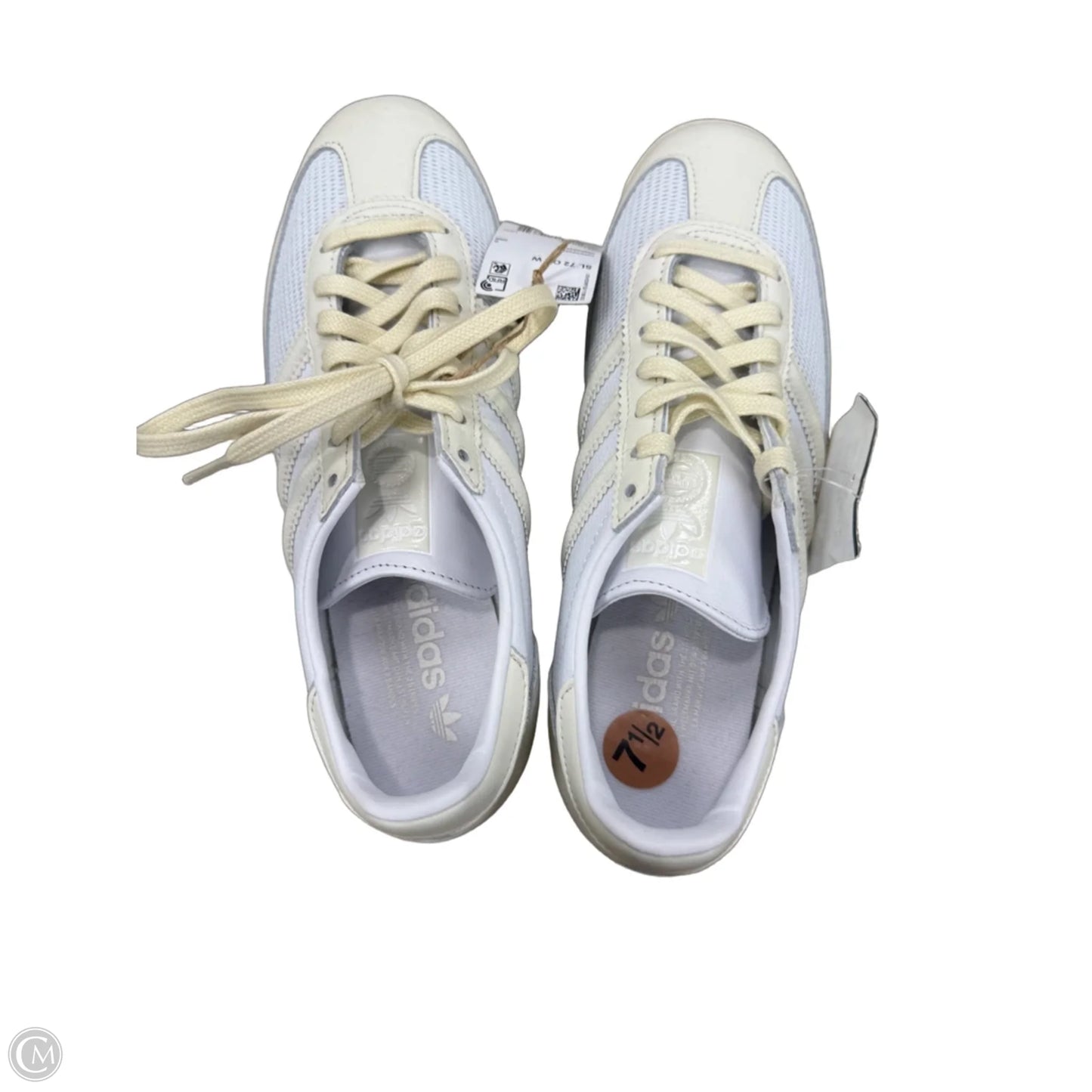 Shoes Sneakers By Adidas In Cream & White, Size: 7.5