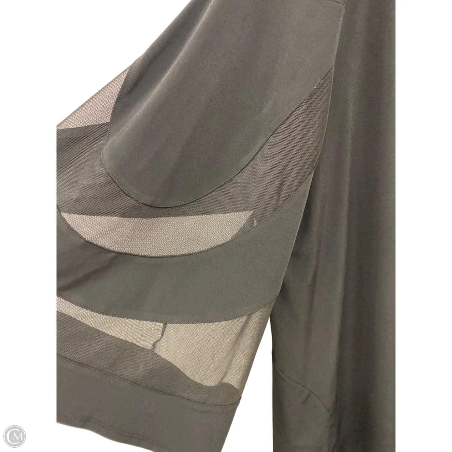 Top 3/4 Sleeve By Cmb In Black, Size: 2x