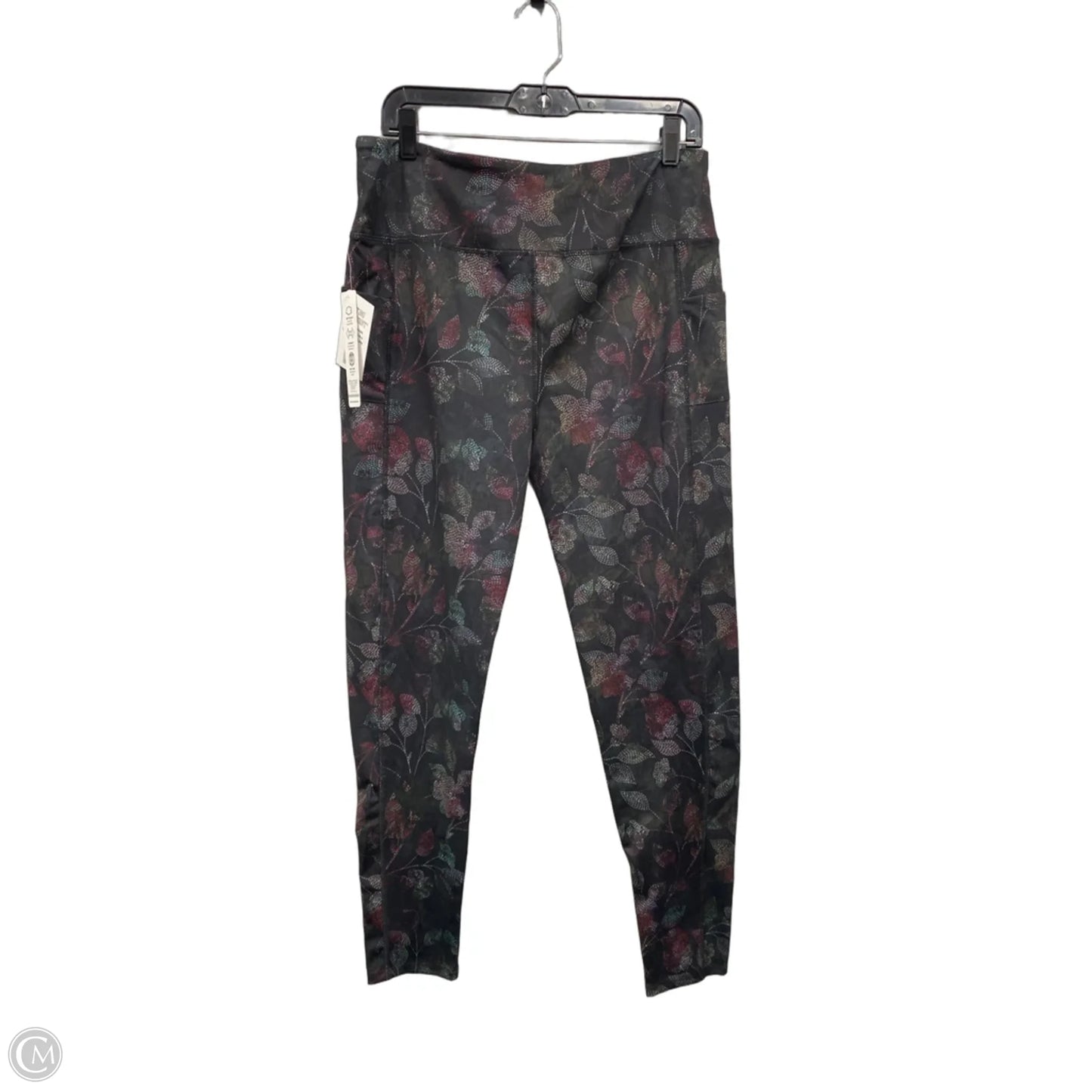 Athletic Leggings By Clothes Mentor In Black & Red, Size: Xl