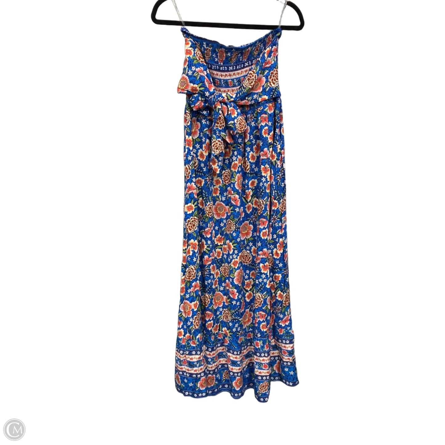 Dress Casual Maxi By Clothes Mentor In Blue & Pink, Size: M