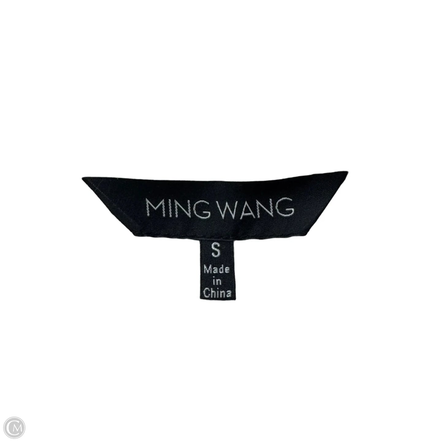 Sweater Cardigan By Ming Wang In Black & Pink, Size: S