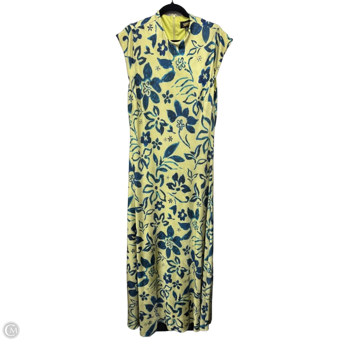 Dress Casual Maxi By Alexia Admor In Blue & Green, Size: Xl