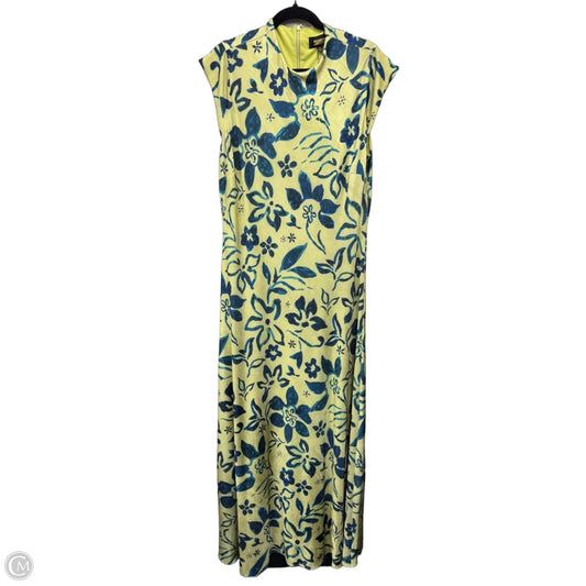 Dress Casual Maxi By Alexia Admor In Blue & Green, Size: Xl