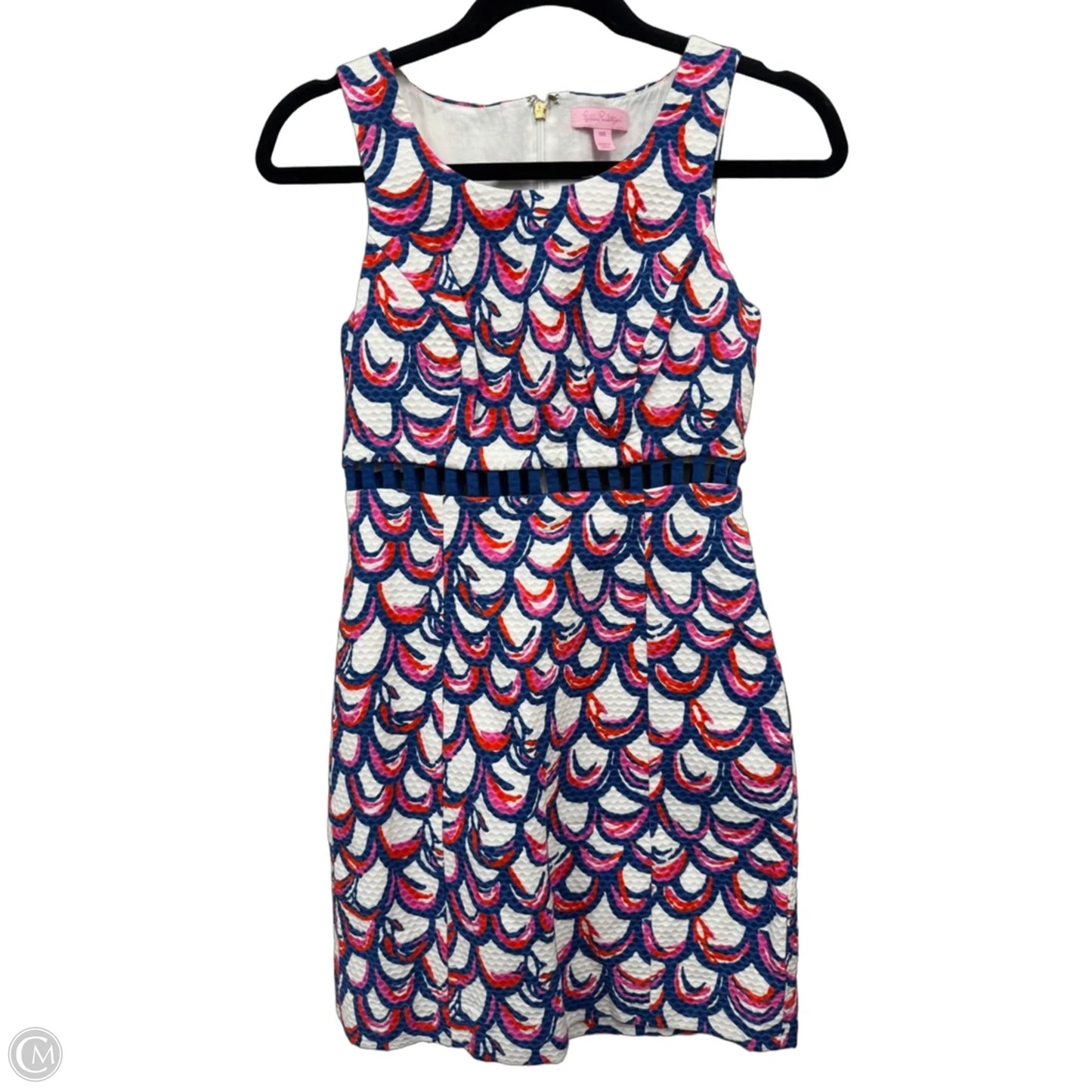 Dress Designer By Lilly Pulitzer In Blue & Orange, Size: Xxs