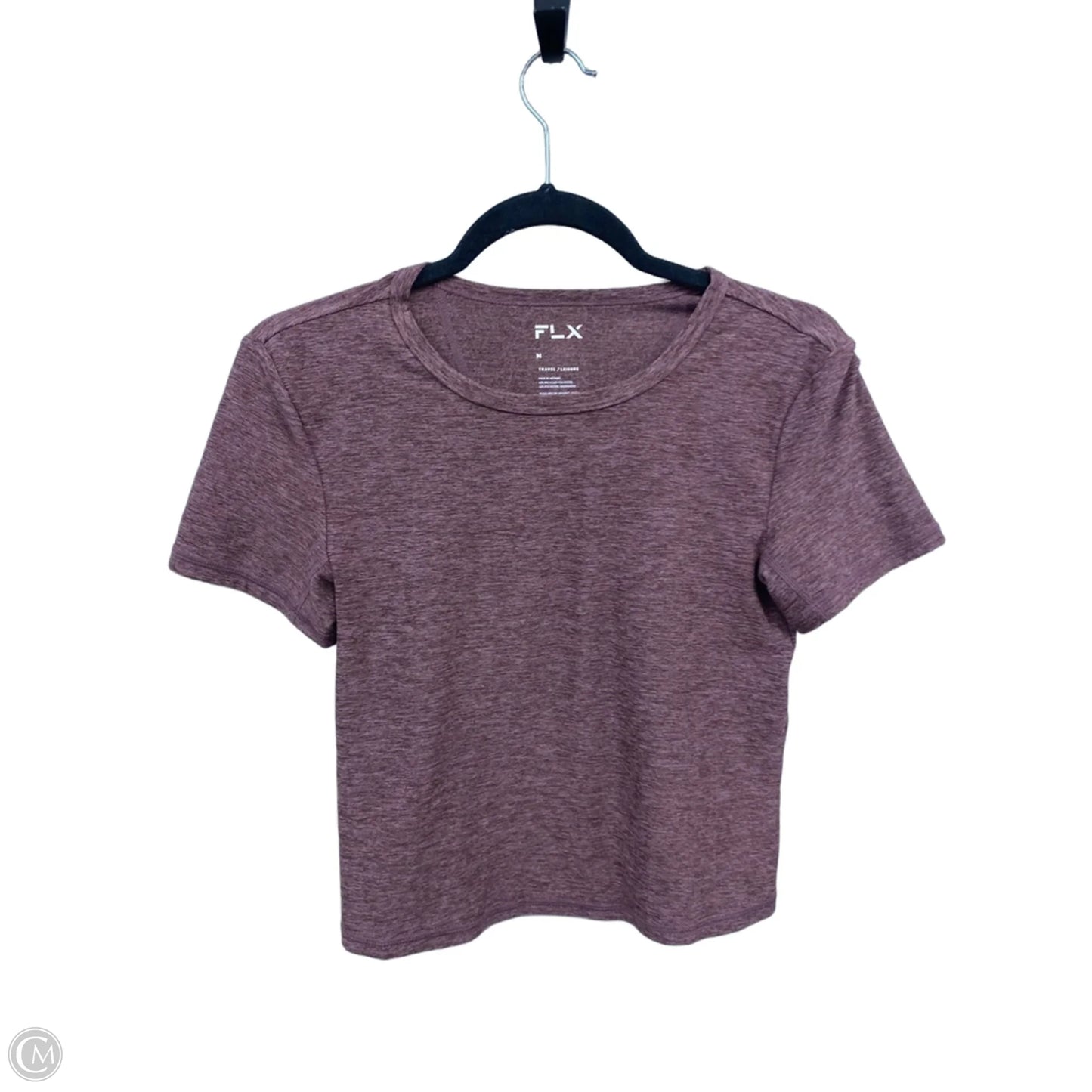 Athletic Top Short Sleeve By Flx In Mauve, Size: M