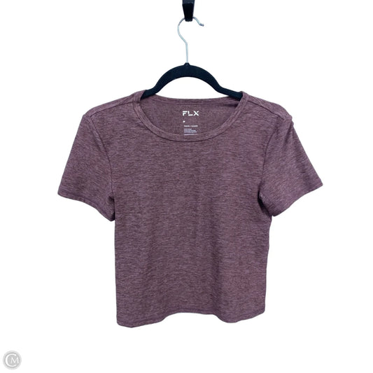Athletic Top Short Sleeve By Flx In Mauve, Size: M