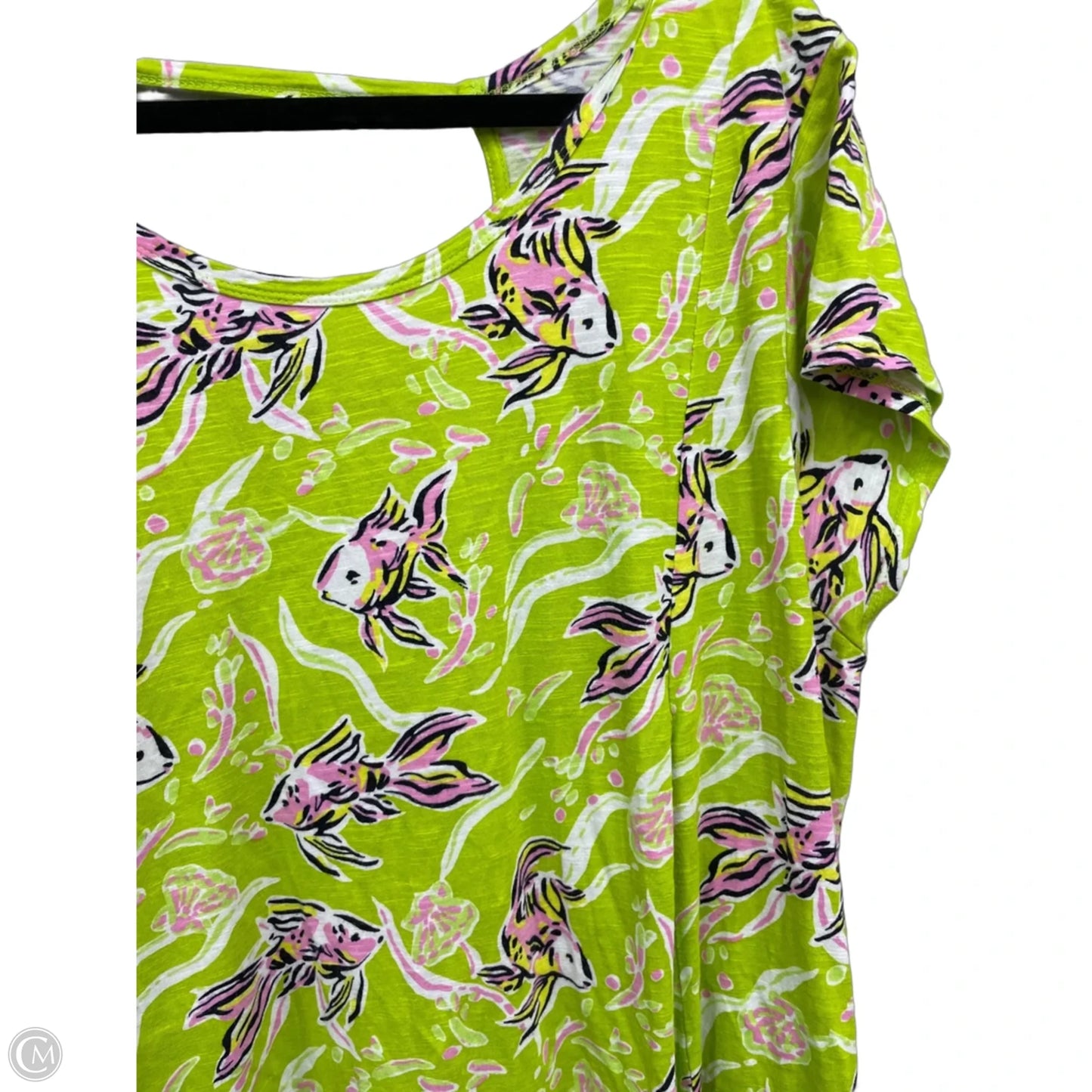 Dress Casual Short By Crown And Ivy In Green & Pink, Size: 3x
