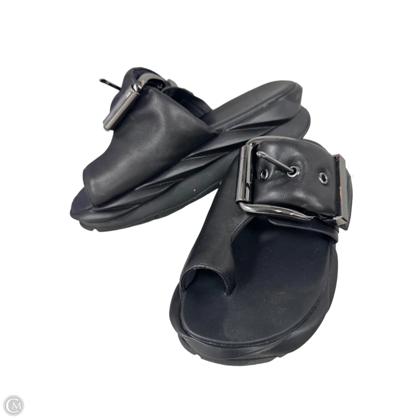 Sandals Heels Platform By Cmb In Black, Size: 9.5