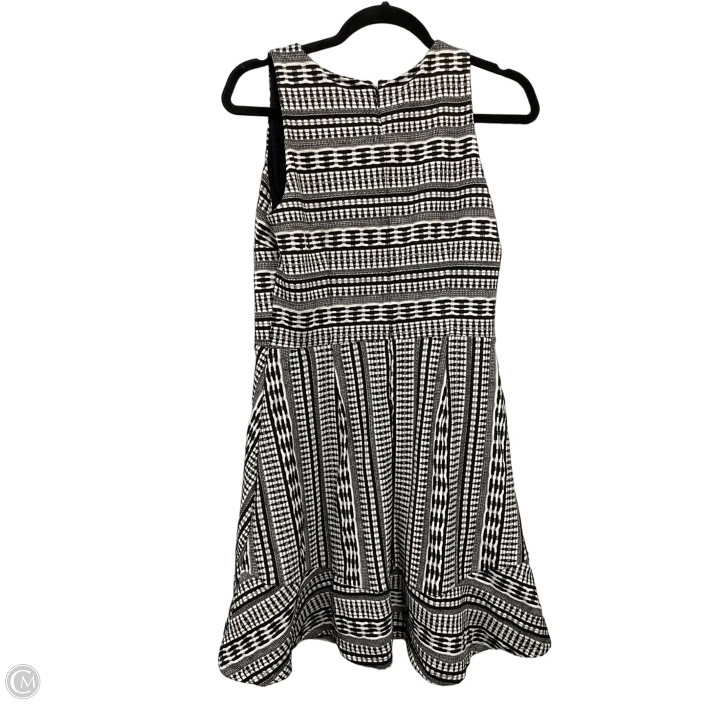 Dress Casual Short By Loft In Black & White, Size: 6