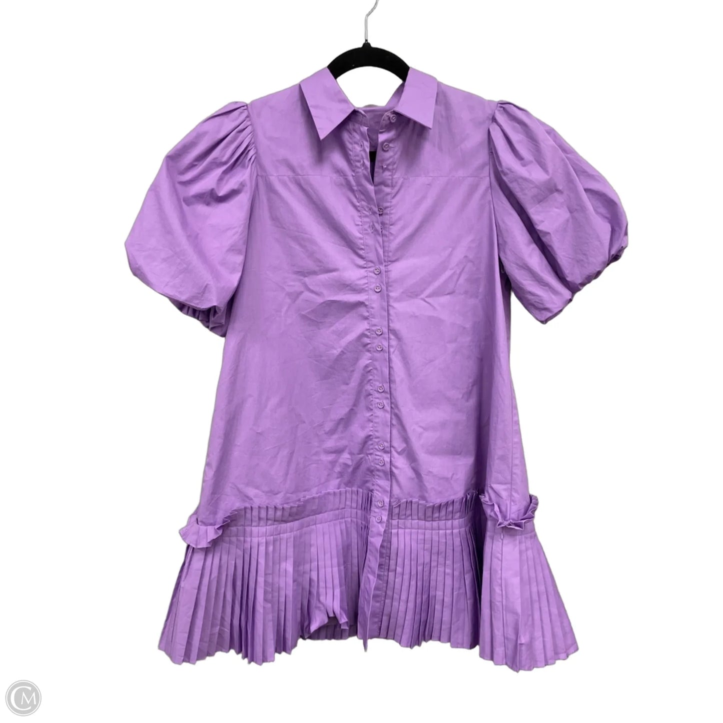 Dress Casual Short By Cmb In Purple, Size: M