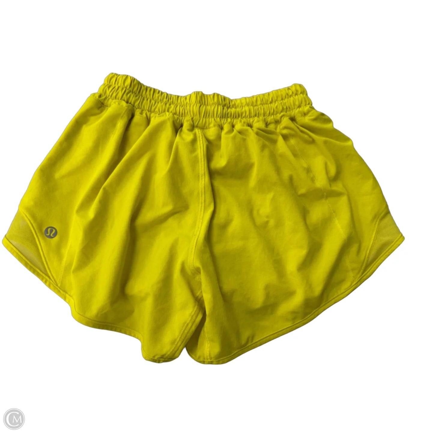 Athletic Shorts By Lululemon In Yellow, Size: 2