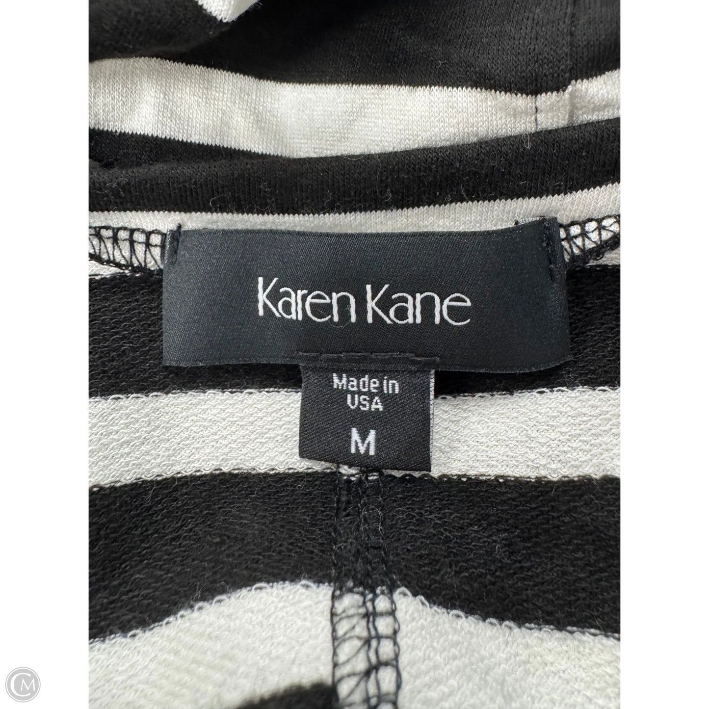 Dress Casual Short By Karen Kane In Black & White, Size: M