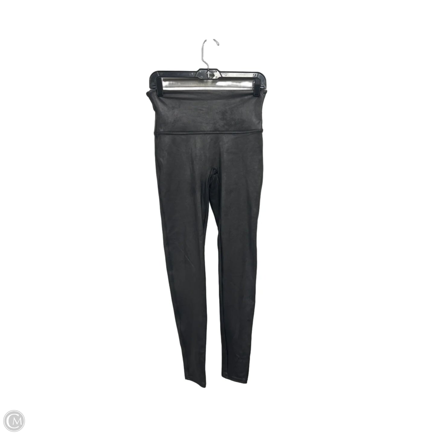 Athletic Leggings By Spanx In Black, Size: L