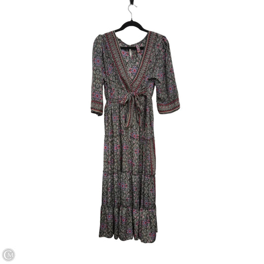 Dress Casual Maxi By Clothes Mentor In Black & Red, Size: L