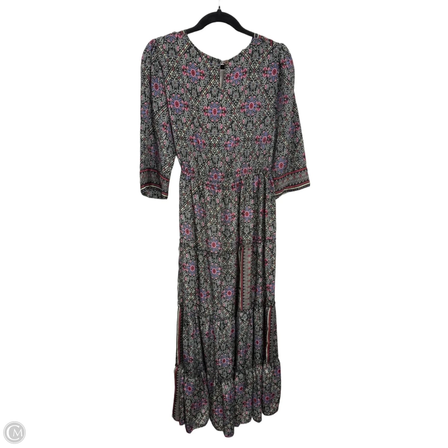 Dress Casual Maxi By Clothes Mentor In Black & Red, Size: L