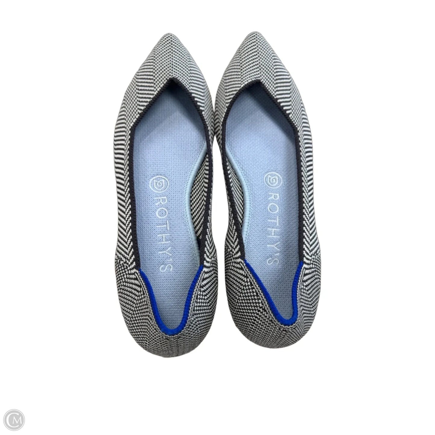 Shoes Flats By Rothys In Black & White, Size: 8