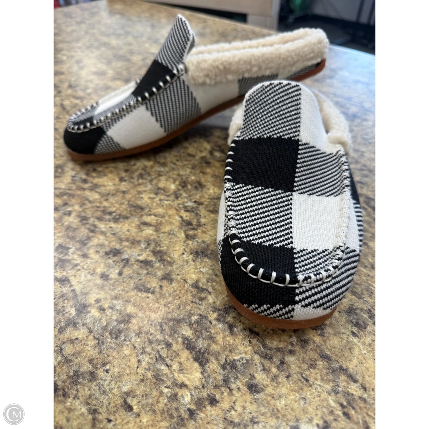 Slippers By Rothys In Black & White, Size: 9