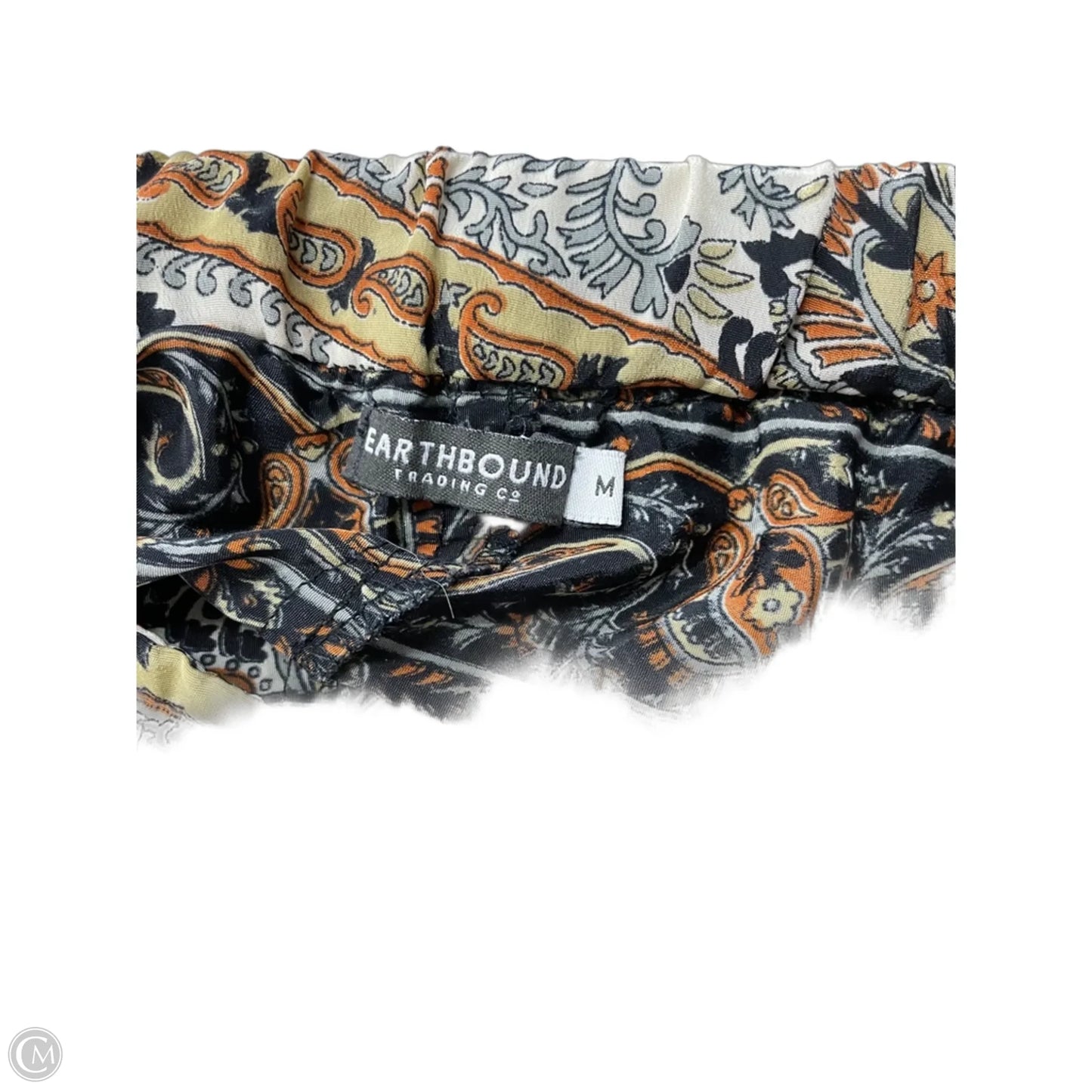 Pants Wide Leg By Earthbound In Black & Tan, Size: M