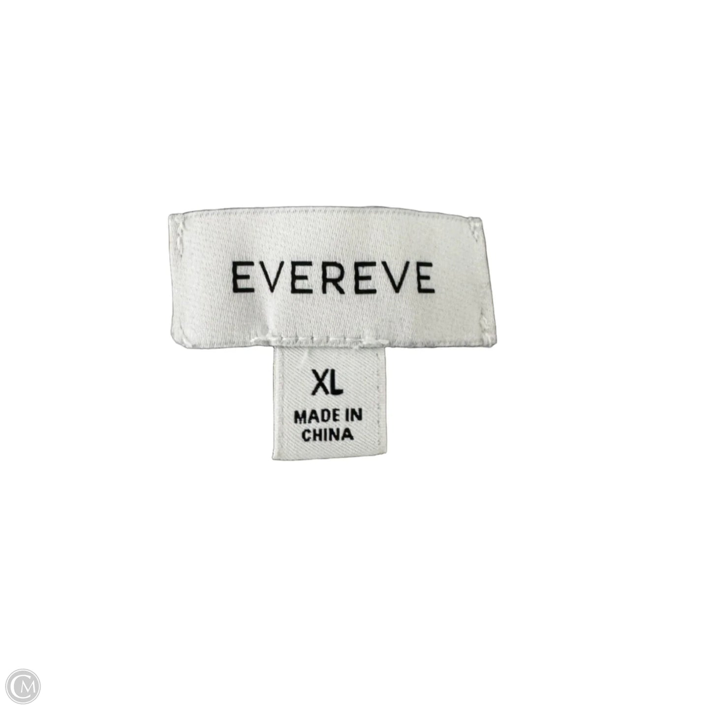 Top Sleeveless By Evereve In Blue & White, Size: Xl