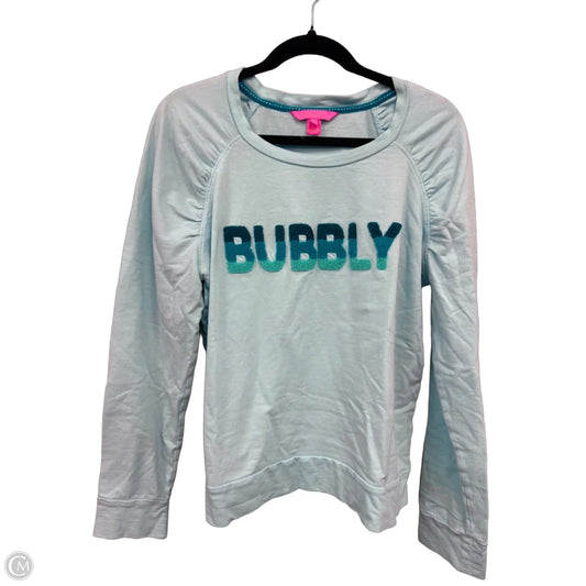 Top Long Sleeve Designer By Lilly Pulitzer In Blue, Size: Xl
