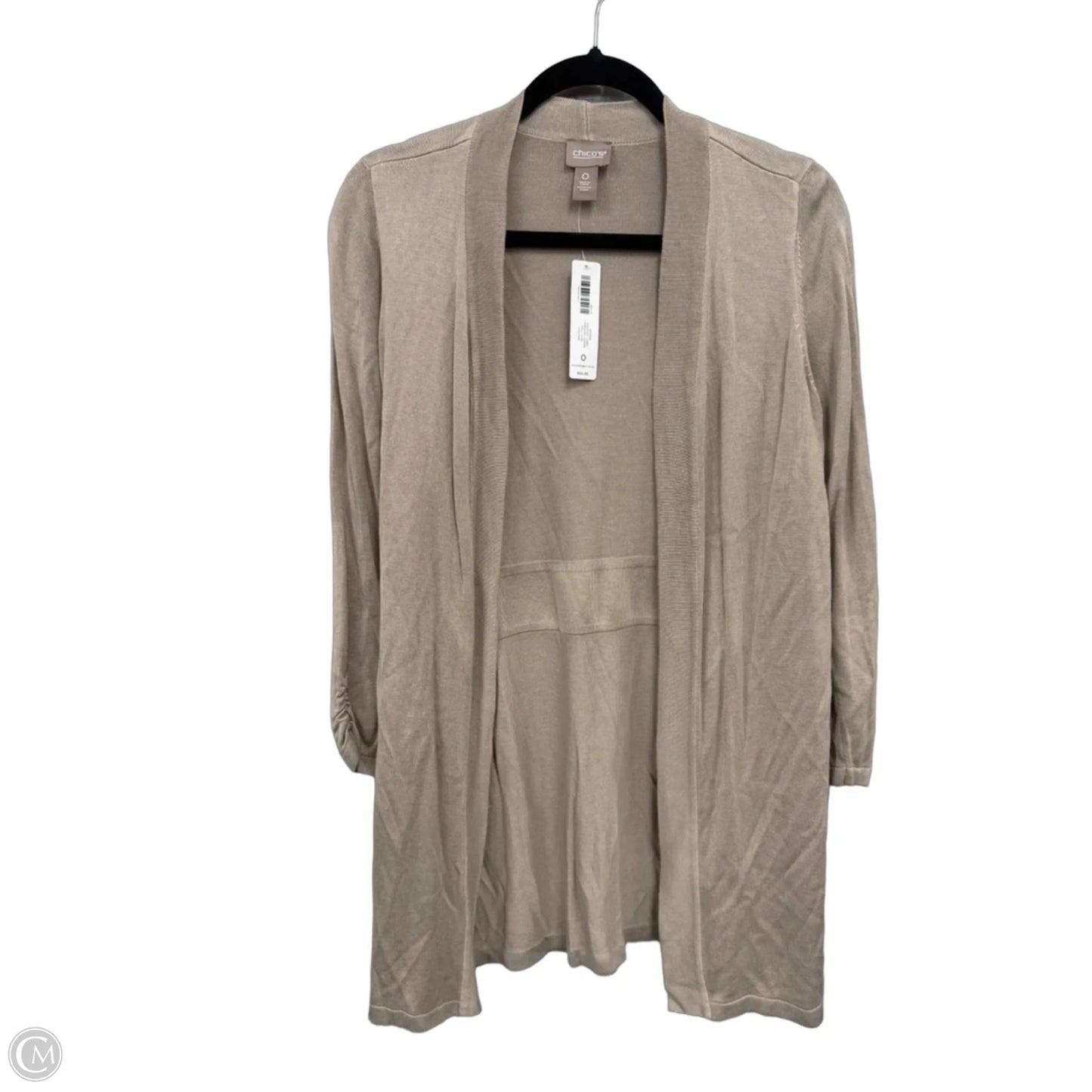 Cardigan By Chicos In Tan, Size: S
