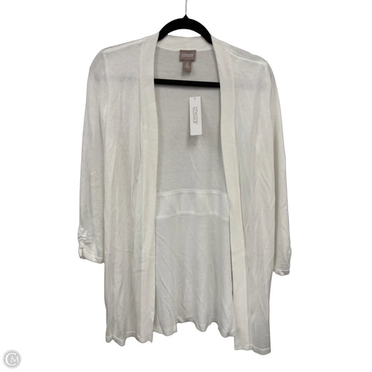 Cardigan By Chicos In White, Size: S