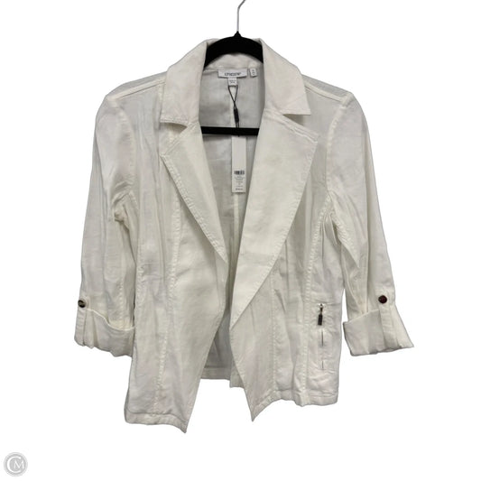 Jacket Other By Chicos In Cream, Size: 4