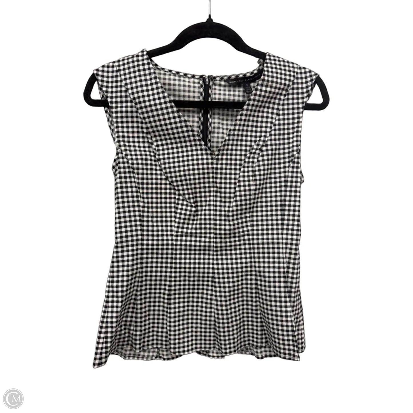Top Sleeveless By White House Black Market In Black & White, Size: 2