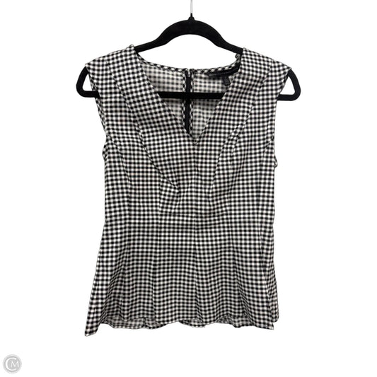 Top Sleeveless By White House Black Market In Black & White, Size: 2