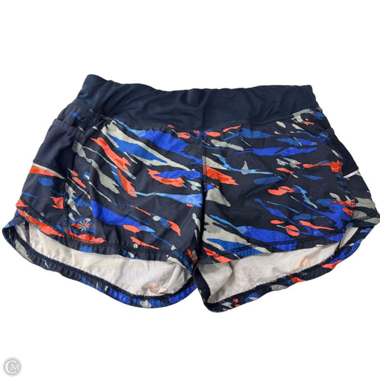 Athletic Shorts By Athleta In Blue & Orange, Size: M
