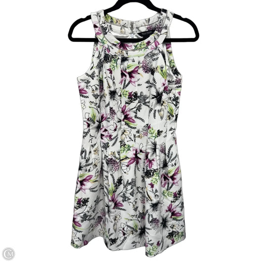 Dress Casual Short By White House Black Market In Green & Purple, Size: 6