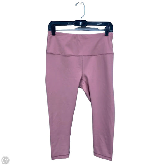 Athletic Leggings By 90 Degrees By Reflex In Mauve, Size: L