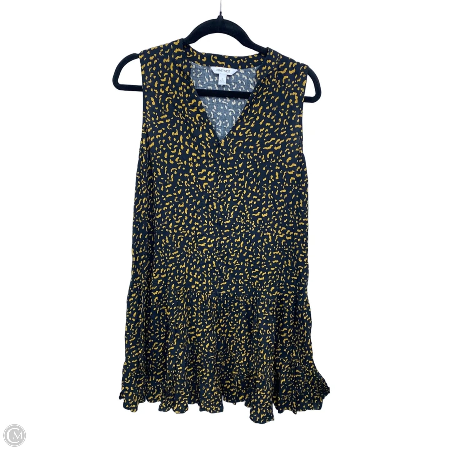 Dress Casual Short By Nine West In Black & Tan, Size: M