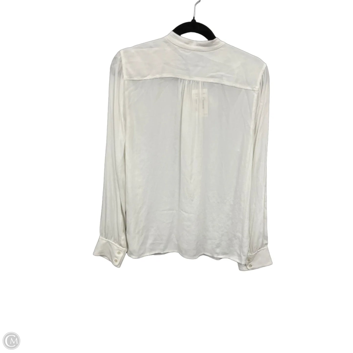 Blouse Long Sleeve By J. Crew In Cream, Size: M