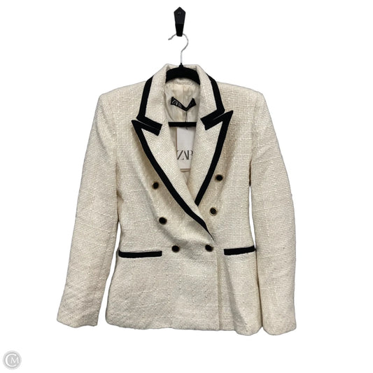 Blazer By Zara In Black & Cream, Size: S