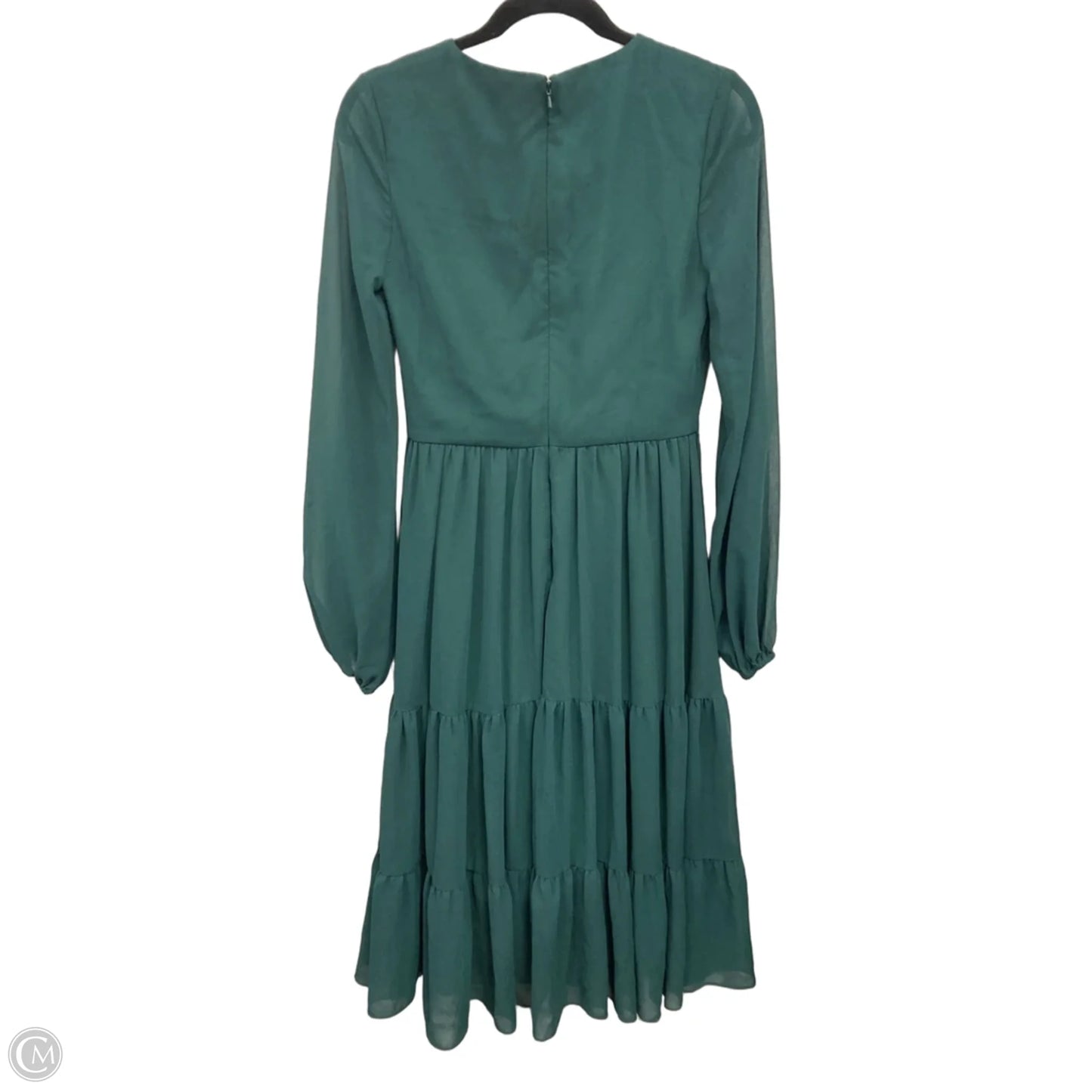 Dress Casual Midi By Mac Duggal In Green, Size: 4