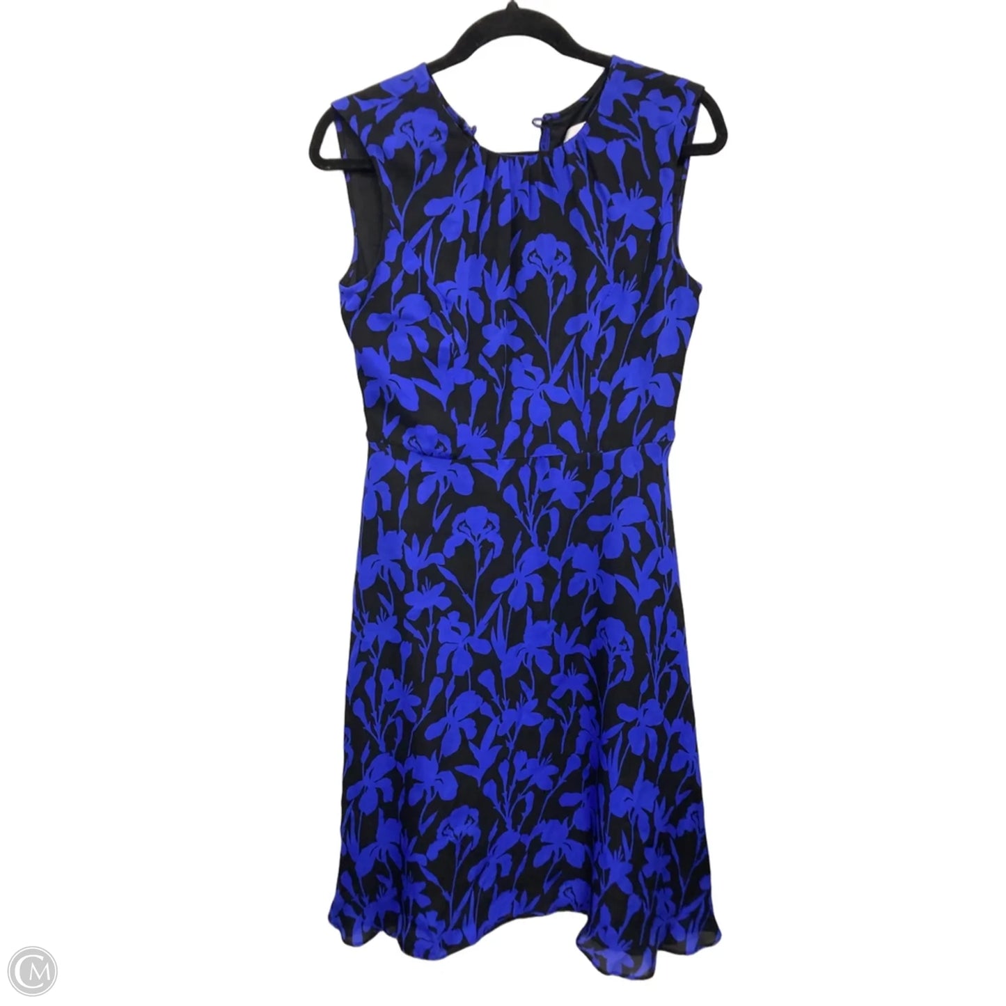 Dress Designer By Milly In Black & Blue, Size: 4