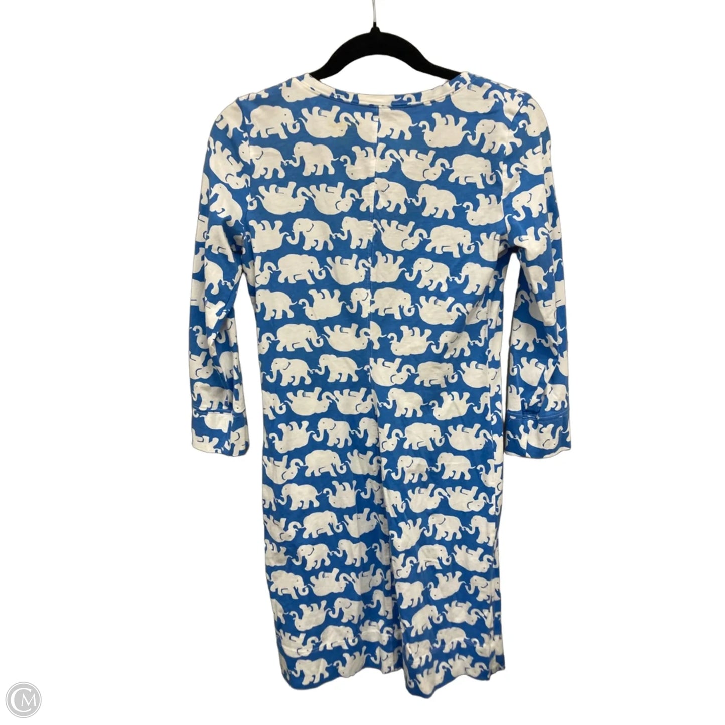 Dress Designer By Lilly Pulitzer In Blue & White, Size: S