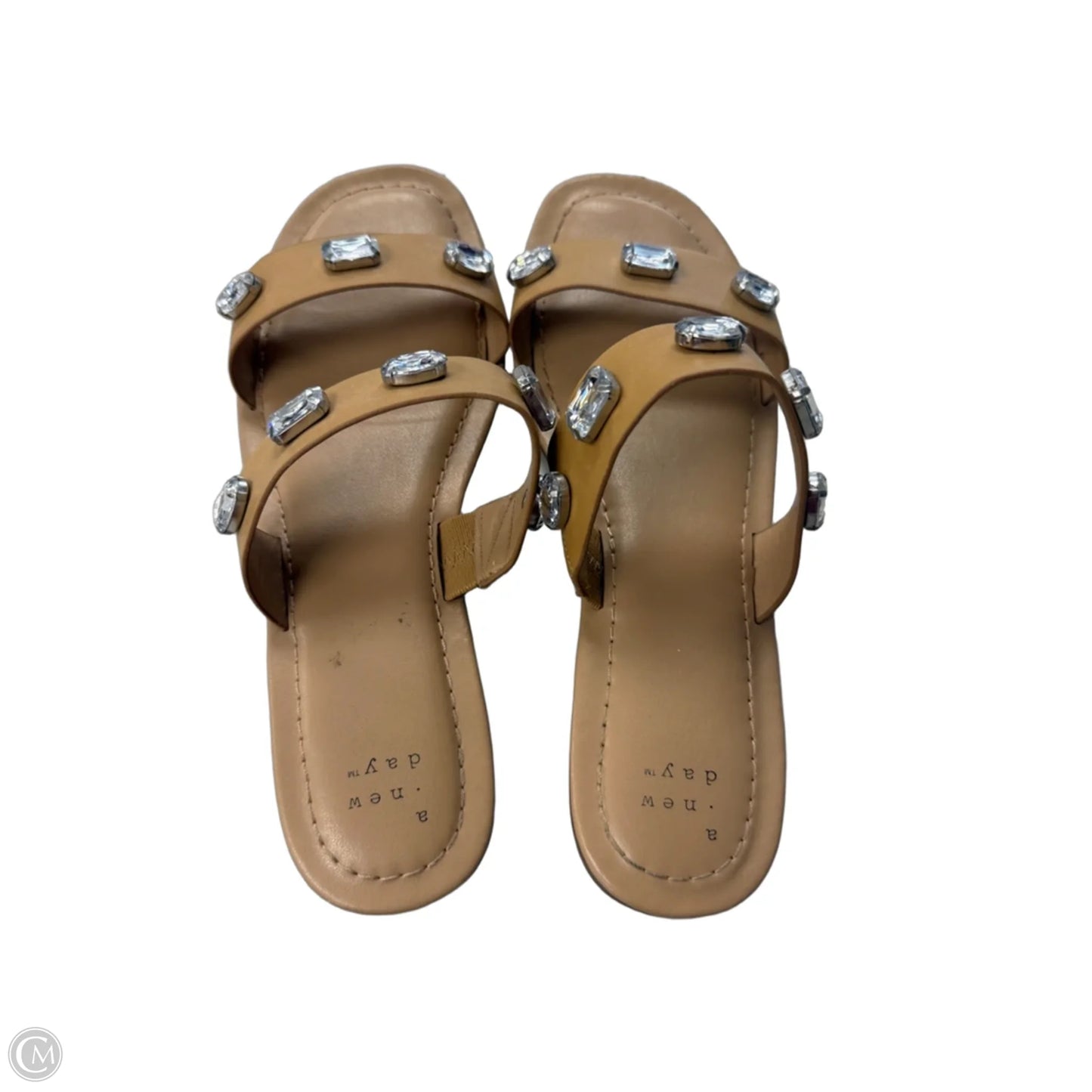 Sandals Flats By A New Day In Tan, Size: 8