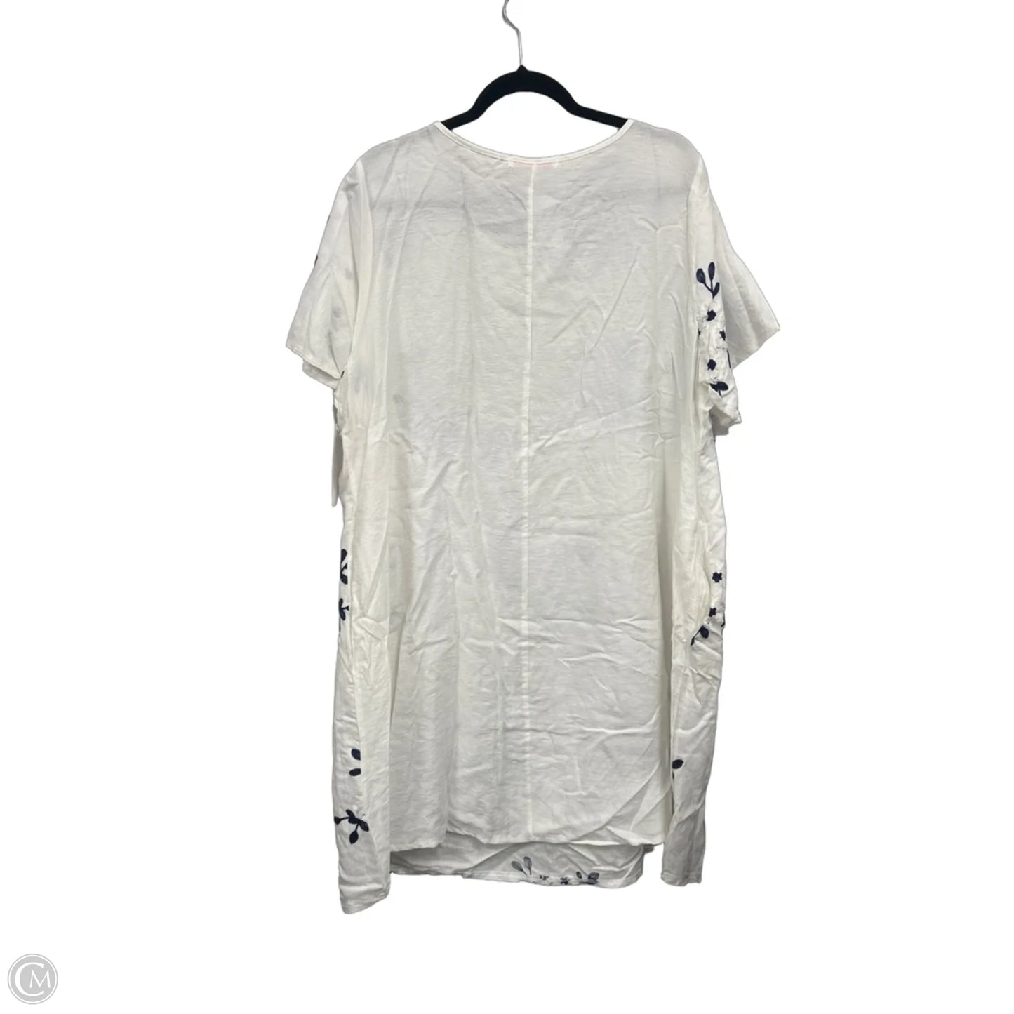 Dress Casual Short By Clothes Mentor In Black & Cream, Size: 2x