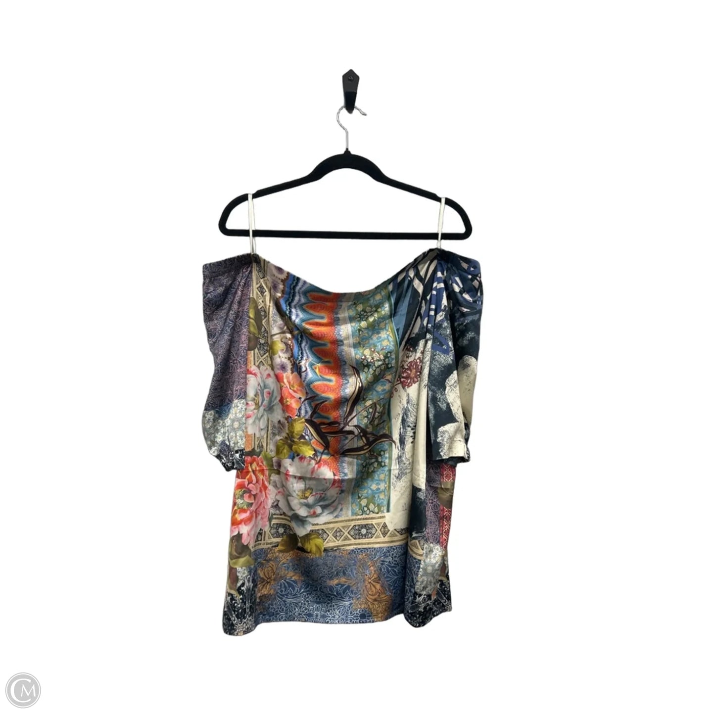 Top Sleeveless By J. Jill In Blue & Orange, Size: Xl