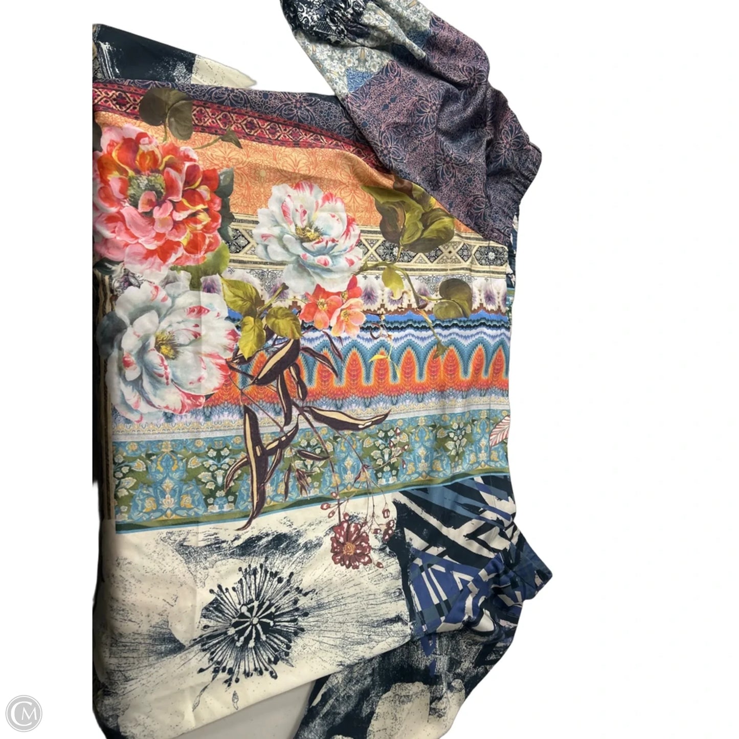 Top Sleeveless By J. Jill In Blue & Orange, Size: Xl