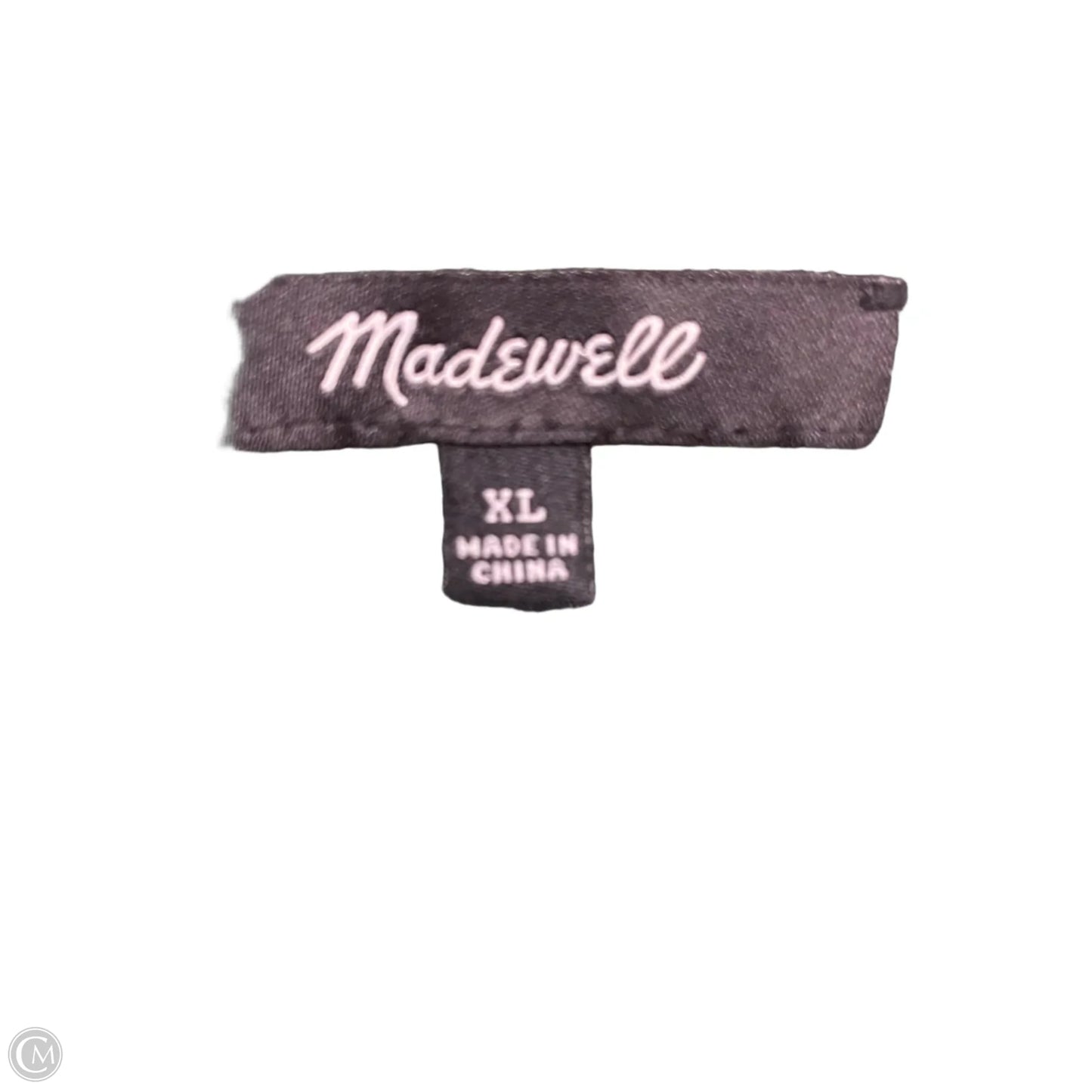Dress Casual Midi By Madewell In Black & Green, Size: Xl
