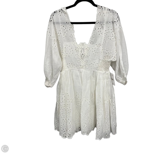 Dress Casual Short By Free People In Cream, Size: S
